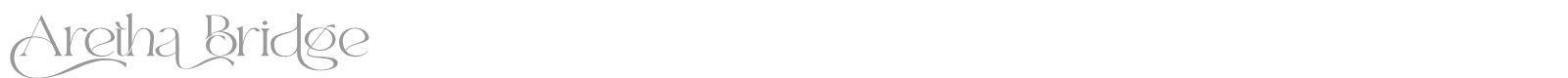 Aretha Bridge font preview
